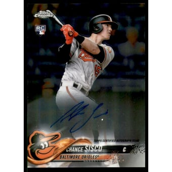 2018 Topps Chrome Rookie Autographs #RACS Chance Sisco