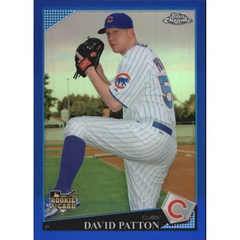 2009 Topps Chrome Blue Refractors #197 David Patton