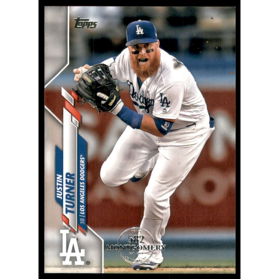 2020 Topps Factory Set 582 Montgomery Club #316 Justin Turner