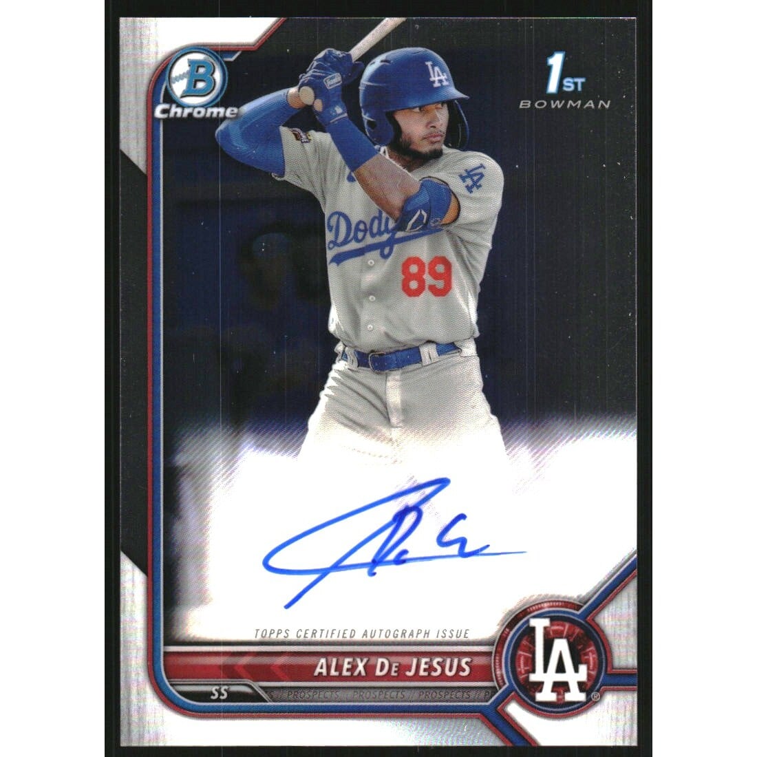 2022 Bowman Chrome Prospect Autographs #CPAAD Alex De Jesus