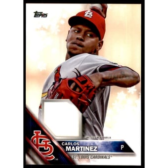 2016 Topps Walmart Holiday Snowflake Relics #RCMA Carlos Martinez