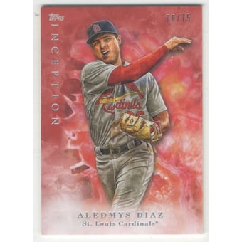 2017 Topps Inception Red #86 Aledmys Diaz