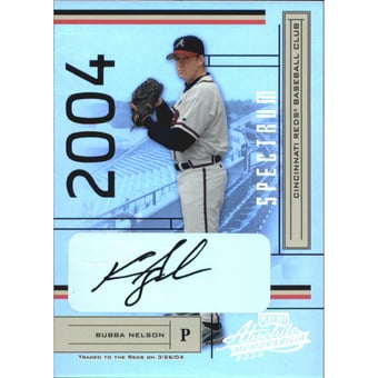 2004 Absolute Memorabilia Signature Spectrum Silver #21 Bubba Nelson/250
