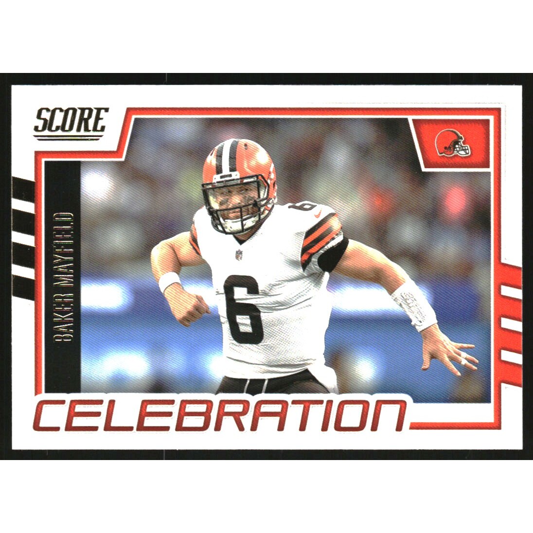 2022 Score Celebration Gold #17 Baker Mayfield