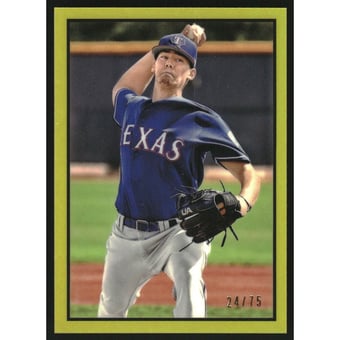 2019 Bowman Heritage Chrome Prospects Yellow Refractors #53CP72 Cole Winn