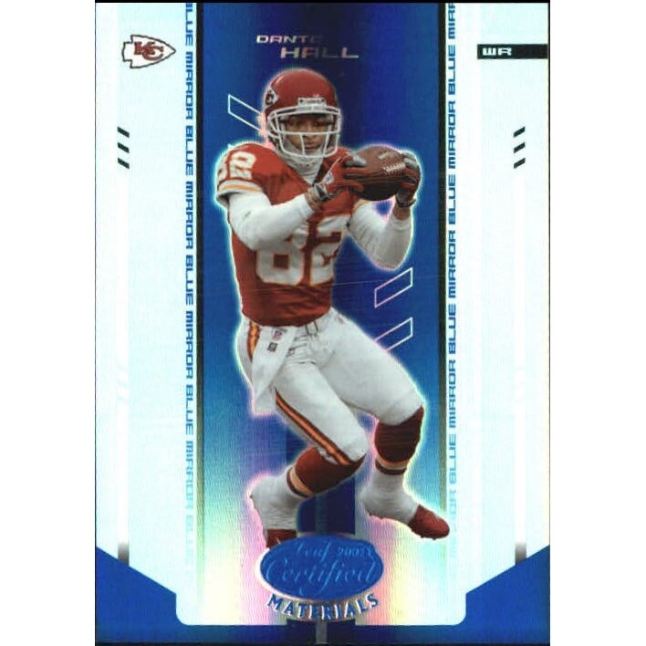 2004 Leaf Certified Materials Mirror Blue #55 Dante Hall