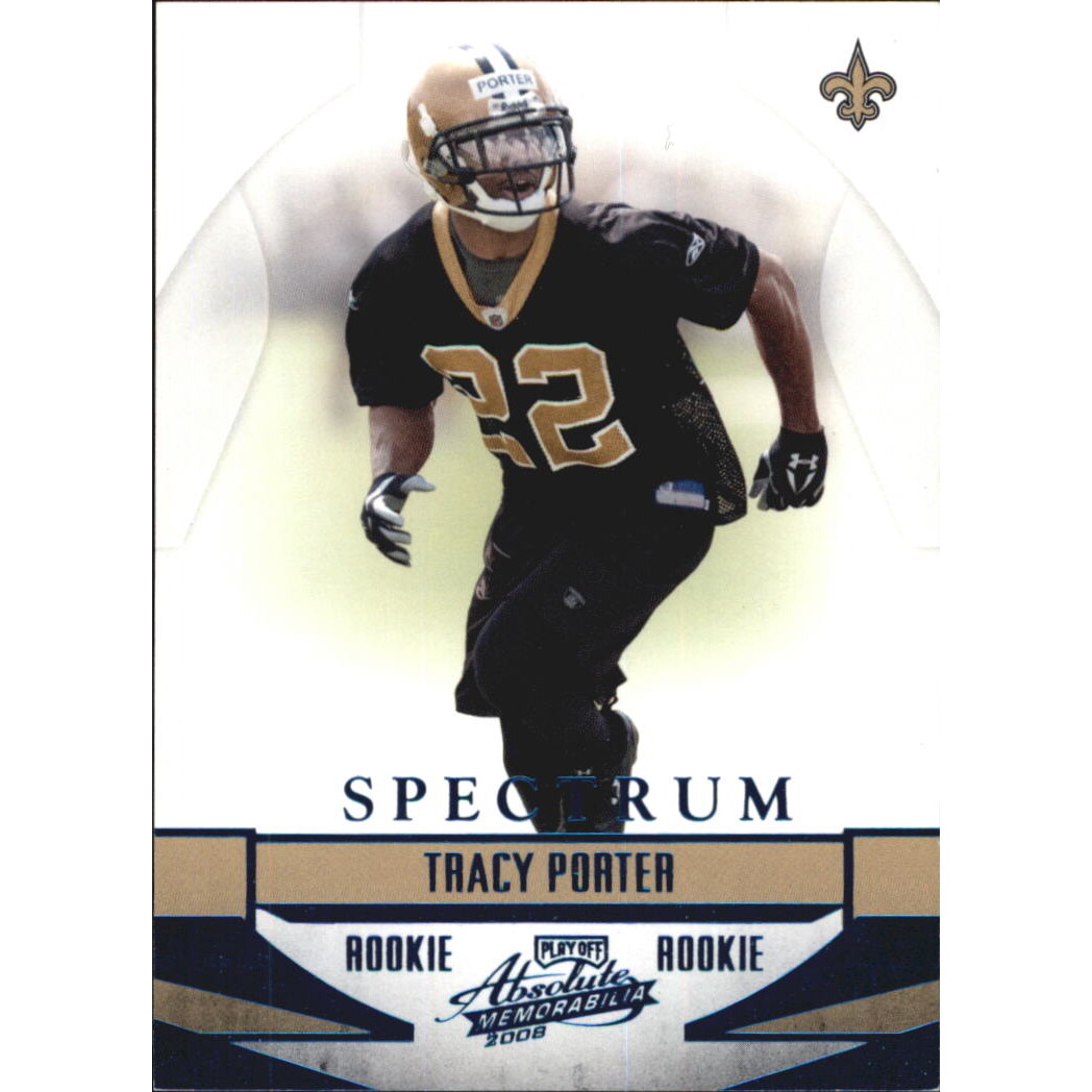 2008 Absolute Memorabilia Spectrum Blue Retail #244 Tracy Porter
