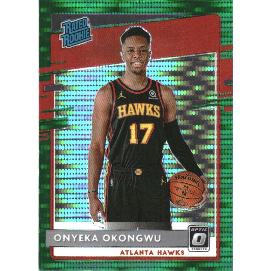 2020-21 Donruss Optic Fanatics Green Pulsar #156 Onyeka Okongwu RR 2020-21 Donruss Optic Fanatics Green Pulsar #156 Onyeka Okongwu RR