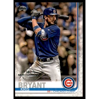 2019 Topps Factory Set 582 Montgomery #210 Kris Bryant