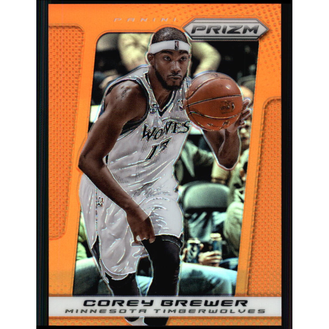 2013-14 Panini Prizm Prizms Orange #192 Corey Brewer 2013-14 Panini Prizm Prizms Orange #192 Corey Brewer