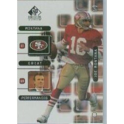 1999 SP Signature Montana Great Performances #J3 Joe Montana