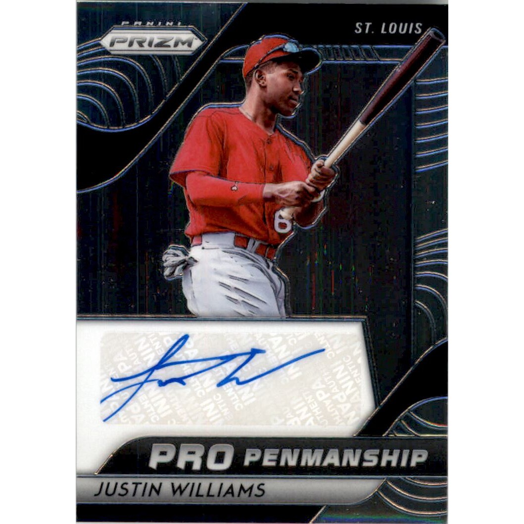 2020 Panini Prizm Pro Penmanship #17 Justin Williams
