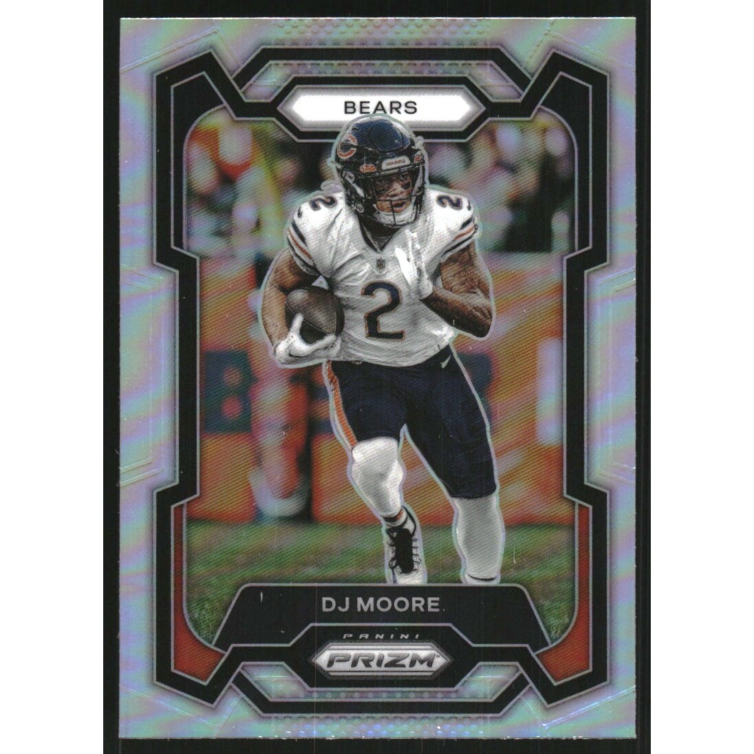 2023 Panini Prizm Prizms Silver #47 D.J. Moore