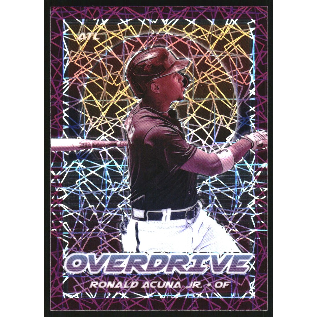 2021 Panini Overdrive Purple Velocity #20 Ronald Acuna Jr. 2021 Panini Overdrive Purple Velocity #20 Ronald Acuna Jr.