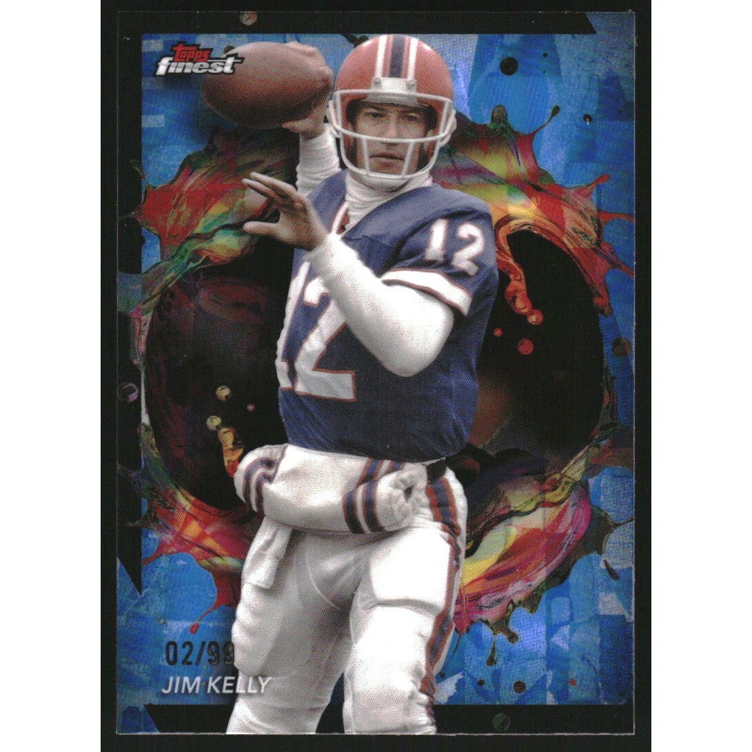 2024 Finest Blue Refractors #205 Jim Kelly 2024 Finest Blue Refractors #205 Jim Kelly