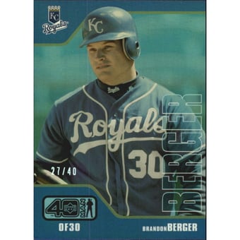 2002 Upper Deck 40-Man Electric Rainbow #321 Brandon Berger
