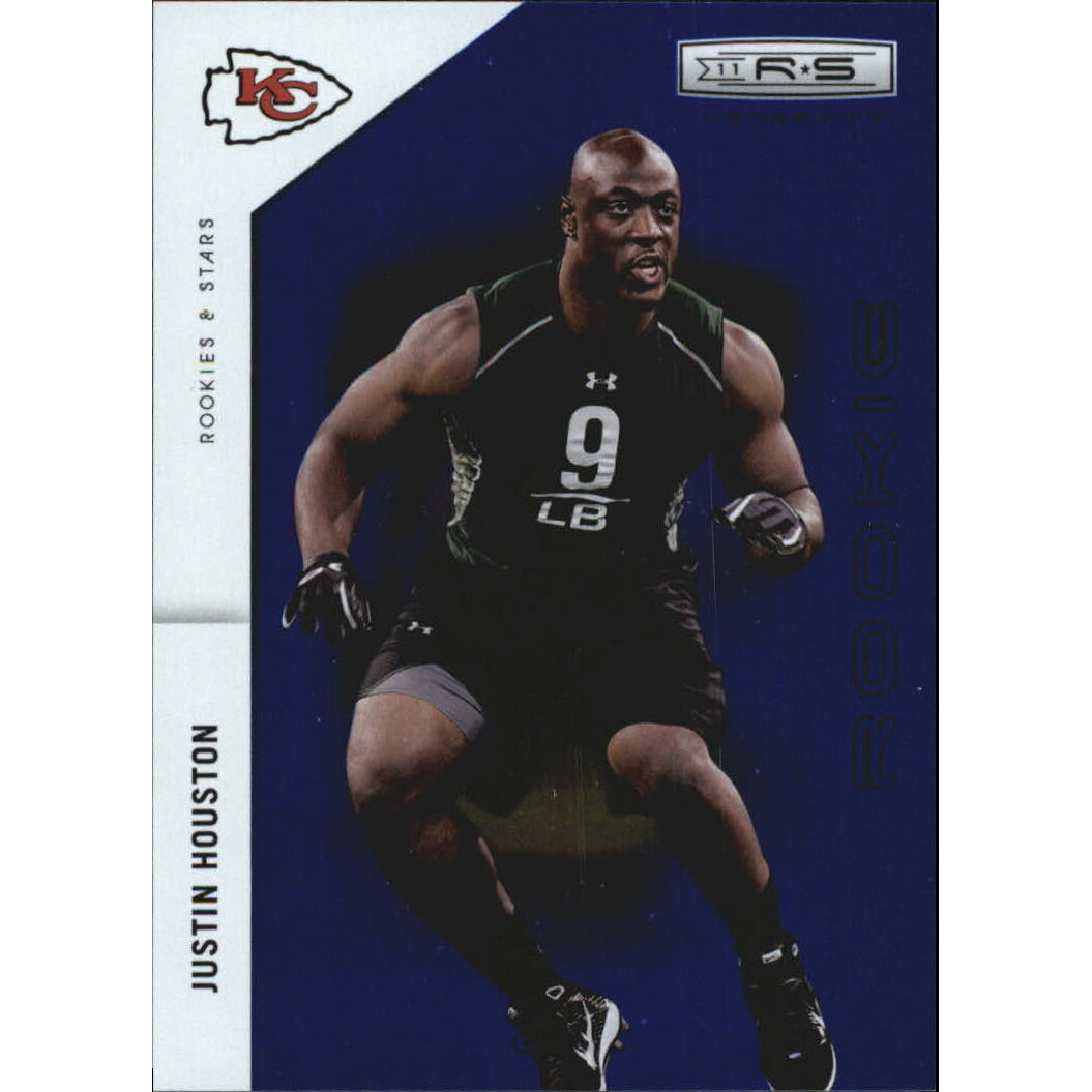 2011 Rookies and Stars Longevity Sapphire #204 Justin Houston