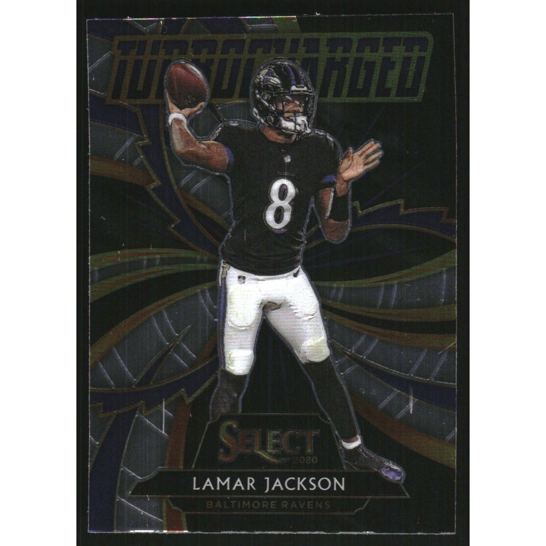 2020 Select Turbocharged Prizm #8 Lamar Jackson