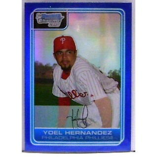 2006 Bowman Chrome Prospects Blue Refractors #BC209 Yoel Hernandez