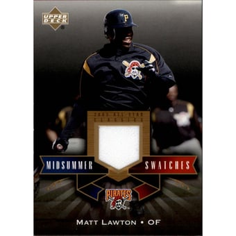 2005 UD All-Star Classics Midsummer Swatches #ML Matt Lawton Jsy