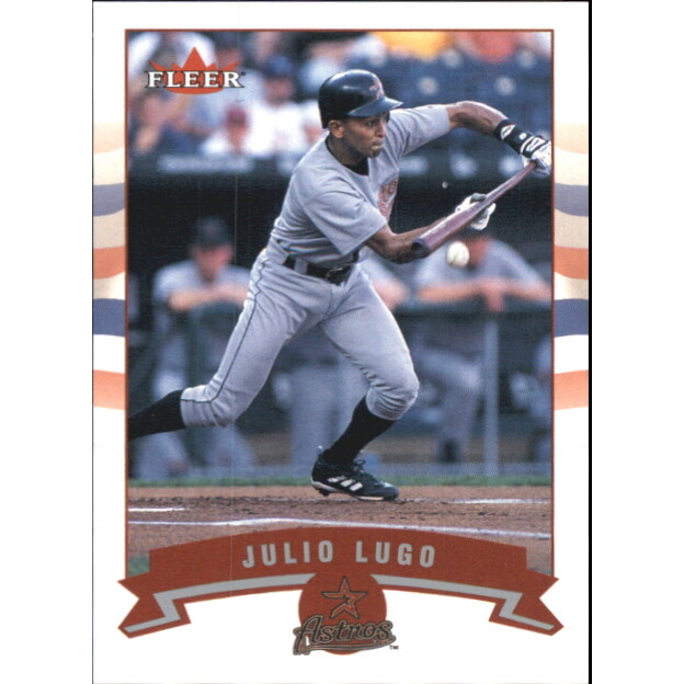 2002 Fleer Mini #241 Julio Lugo. rookie card picture