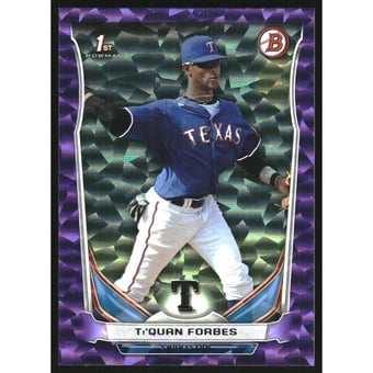 2014 Bowman Draft Purple Ice #DP56 Ti'Quan Forbes