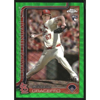 2025 Topps Chrome Green Wave Refractors #256 Gordon Graceffo