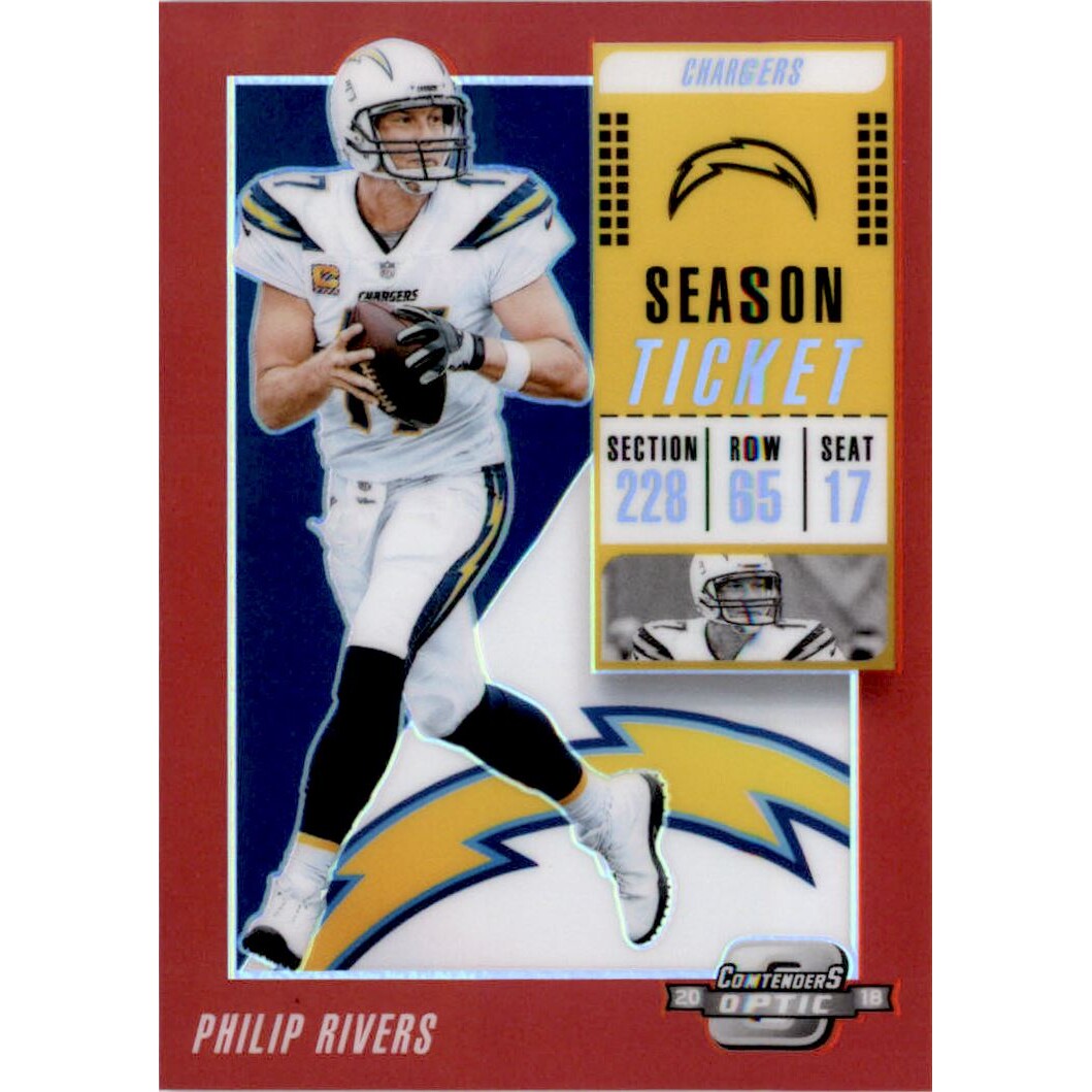 2018 Panini Contenders Optic Red #45 Philip Rivers