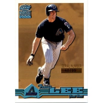 2000 Paramount Holographic Green #14 Travis Lee