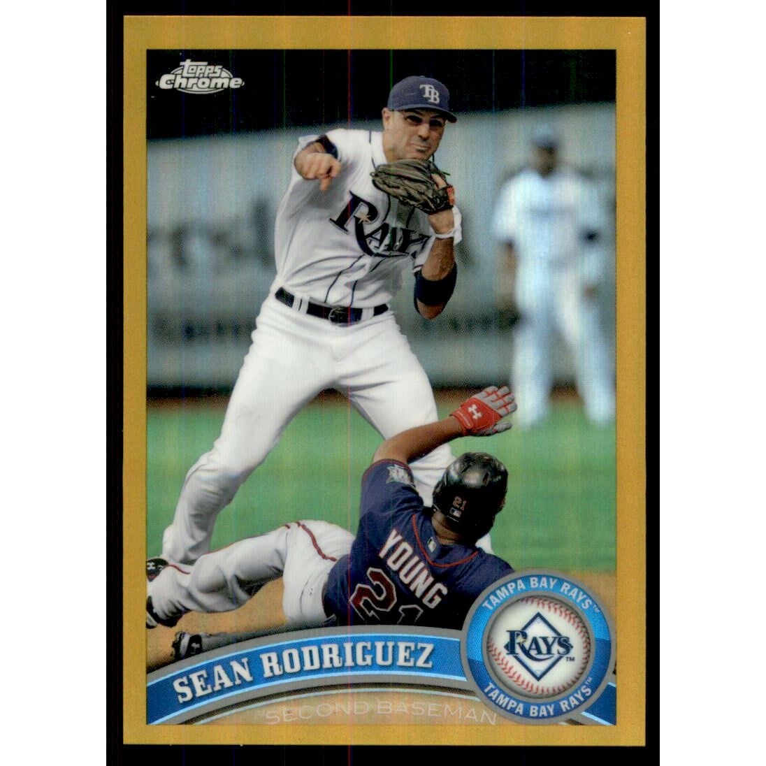 2011 Topps Chrome Gold Refractors #78 Sean Rodriguez. rookie card picture