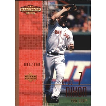 2002 Upper Deck Ballpark Idols Bronze #58 Trot Nixon