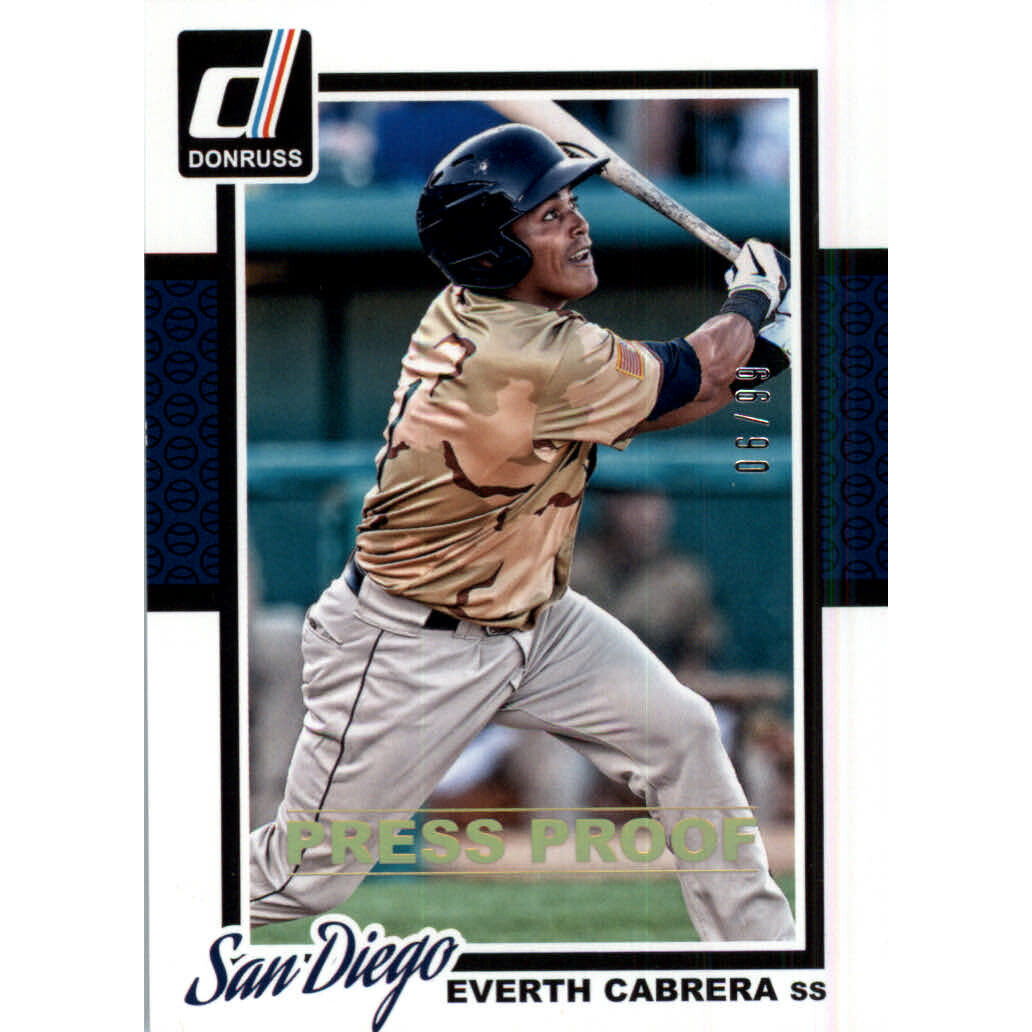 2014 Donruss Press Proofs Gold #113 Everth Cabrera. rookie card picture