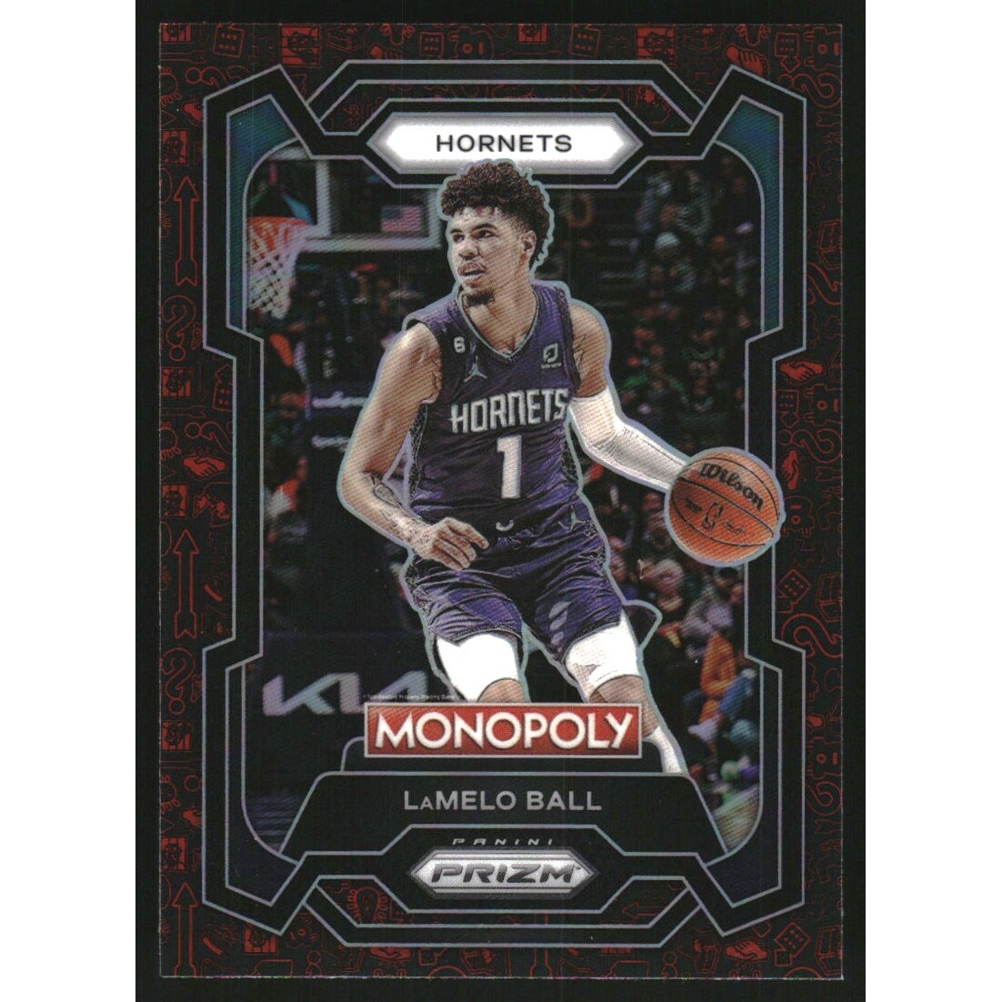 2023-24 Panini Prizm Monopoly Monopoly Red #13 LaMelo Ball 2023-24 Panini Prizm Monopoly Monopoly Red #13 LaMelo Ball