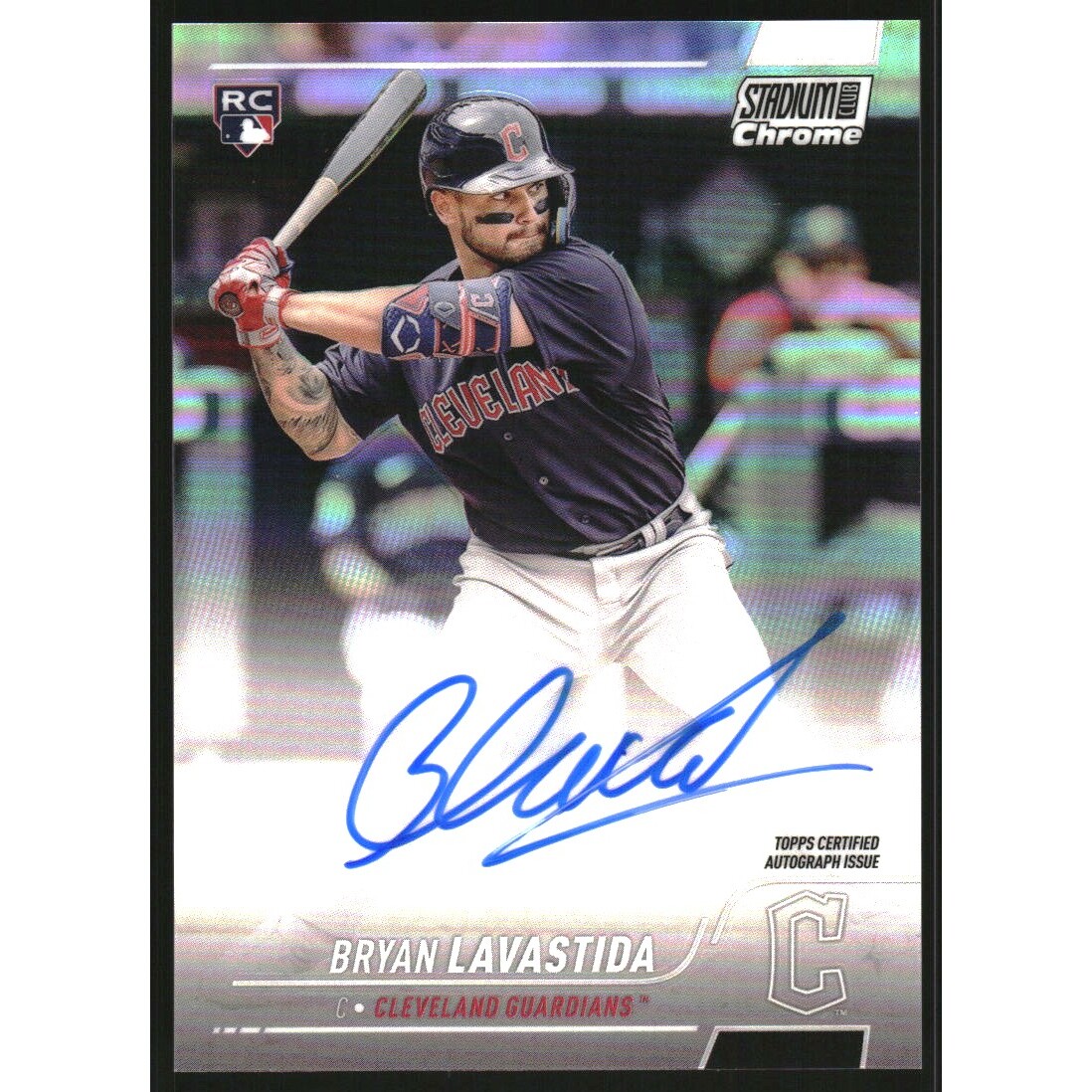 2022 Stadium Club Chrome Autographs #SCCUABLA Bryan Lavastida