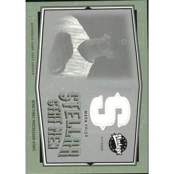 2004 Upper Deck Vintage Stellar Stat Men Jerseys #18 Mark Prior