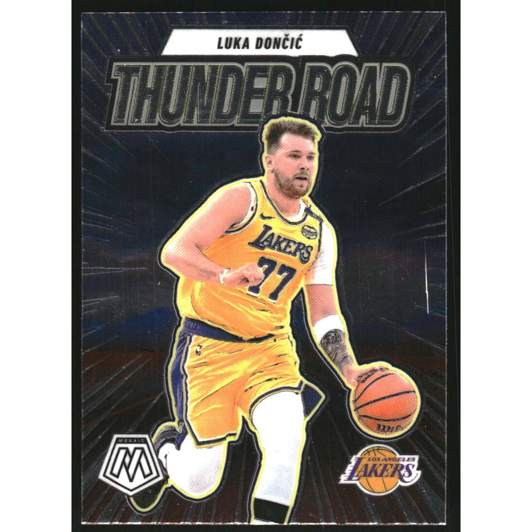 2024-25 Panini Mosaic Thunder Road #1 Luka Doncic