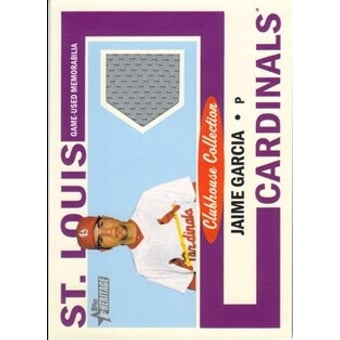 2013 Topps Heritage Clubhouse Collection Relics #JG Jaime Garcia
