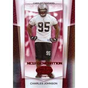 2007 Leaf Certified Materials Mirror Red #156 Charles Johnson