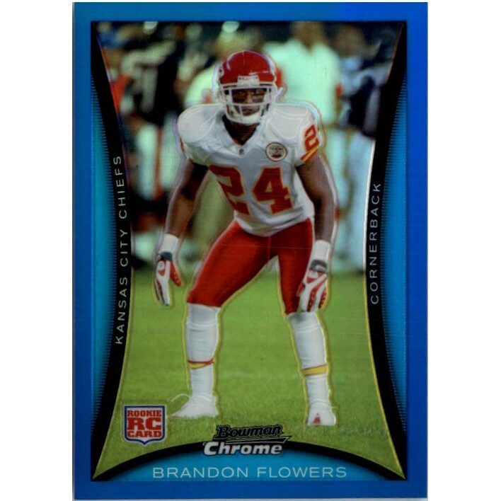 2008 Bowman Chrome Blue Refractors #BC5 Brandon Flowers