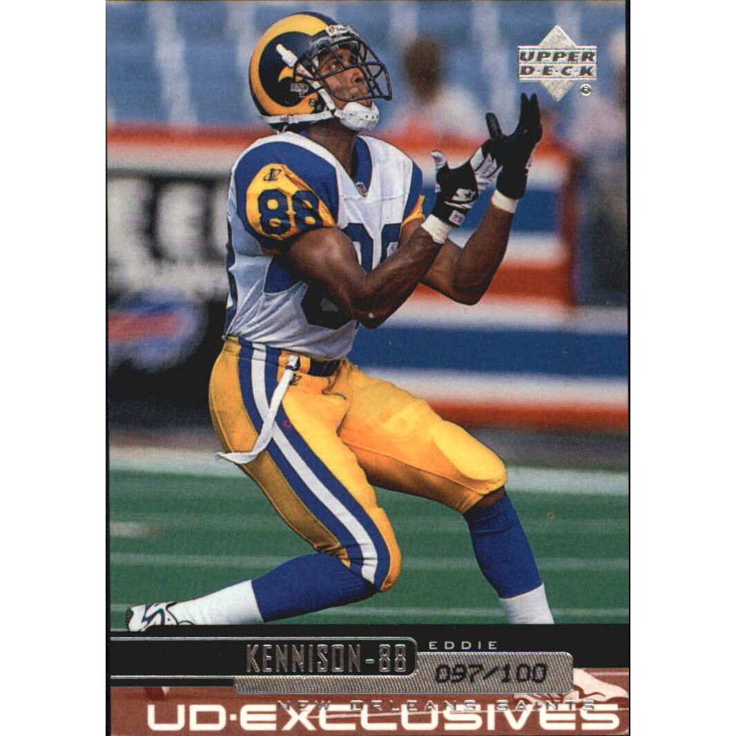 1999 Upper Deck Exclusives 100 #133 Eddie Kennison