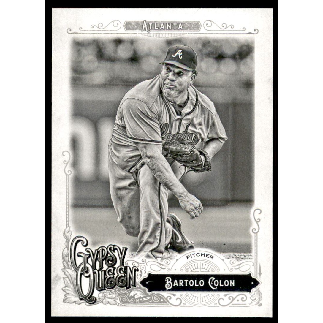 2017 Topps Gypsy Queen Black and White #6 Bartolo Colon