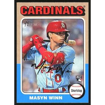 2024 Topps Heritage #284 Masyn Winn RC