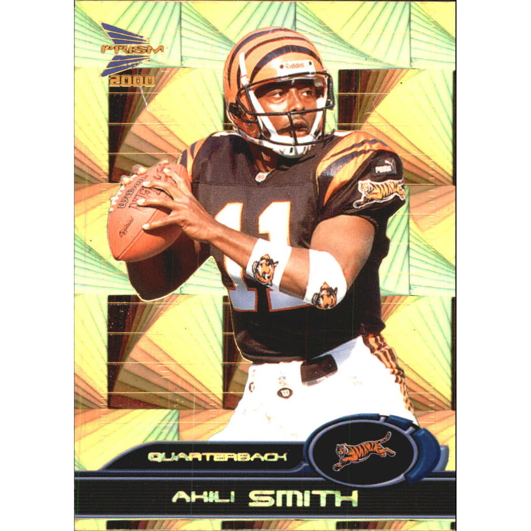 2000 Pacific Prism Prospects Holographic Gold #21 Akili Smith
