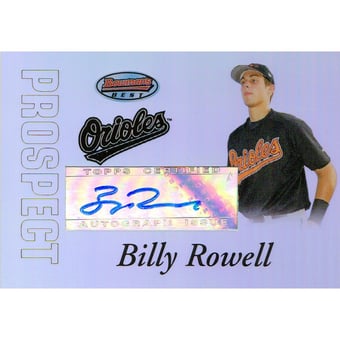 2007 Bowman's Best Prospects #BBP48 Billy Rowell AU