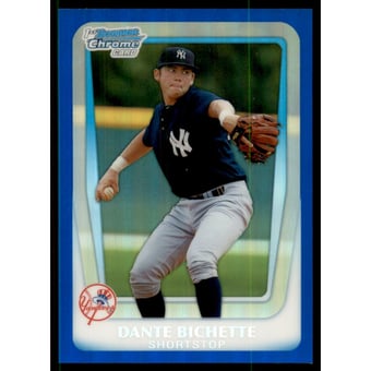 2011 Bowman Chrome Draft Prospects Blue Refractors #BDPP12 Dante Bichette