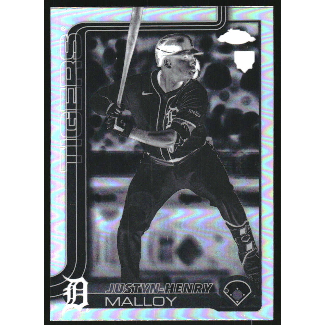 2025 Topps Chrome Negative Refractors #224 Justyn-Henry Malloy