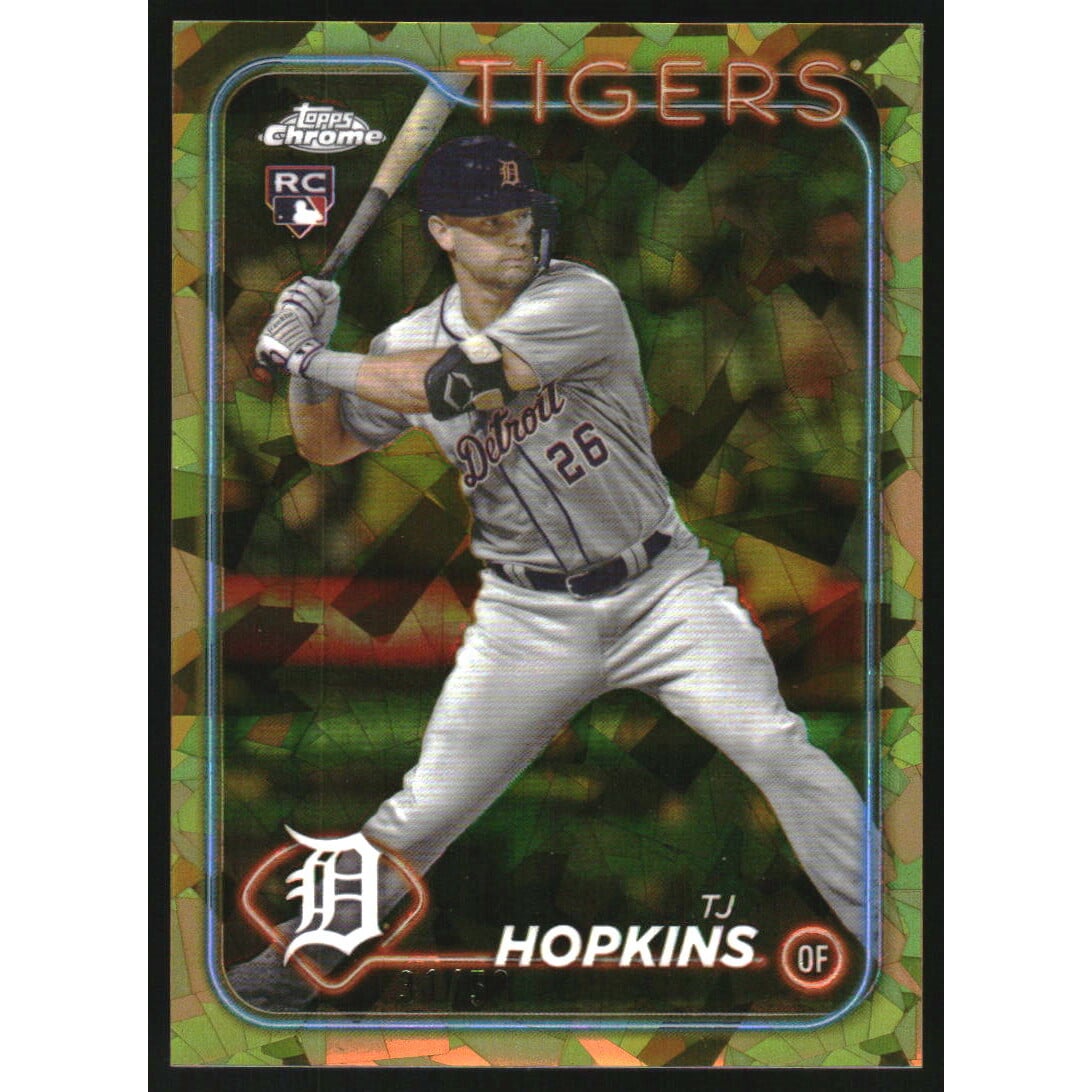 2024 Topps Chrome Update Sapphire Gold Refractors #USCS311 TJ Hopkins. rookie card picture