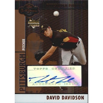 2008 Topps Co-Signers Silver Bronze #102 David Davidson AU