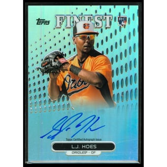 2013 Finest Rookie Autographs Refractors #LH L.J. Hoes