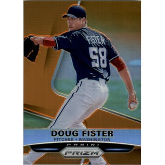 2015 Panini Prizm Prizms Orange #60 Doug Fister